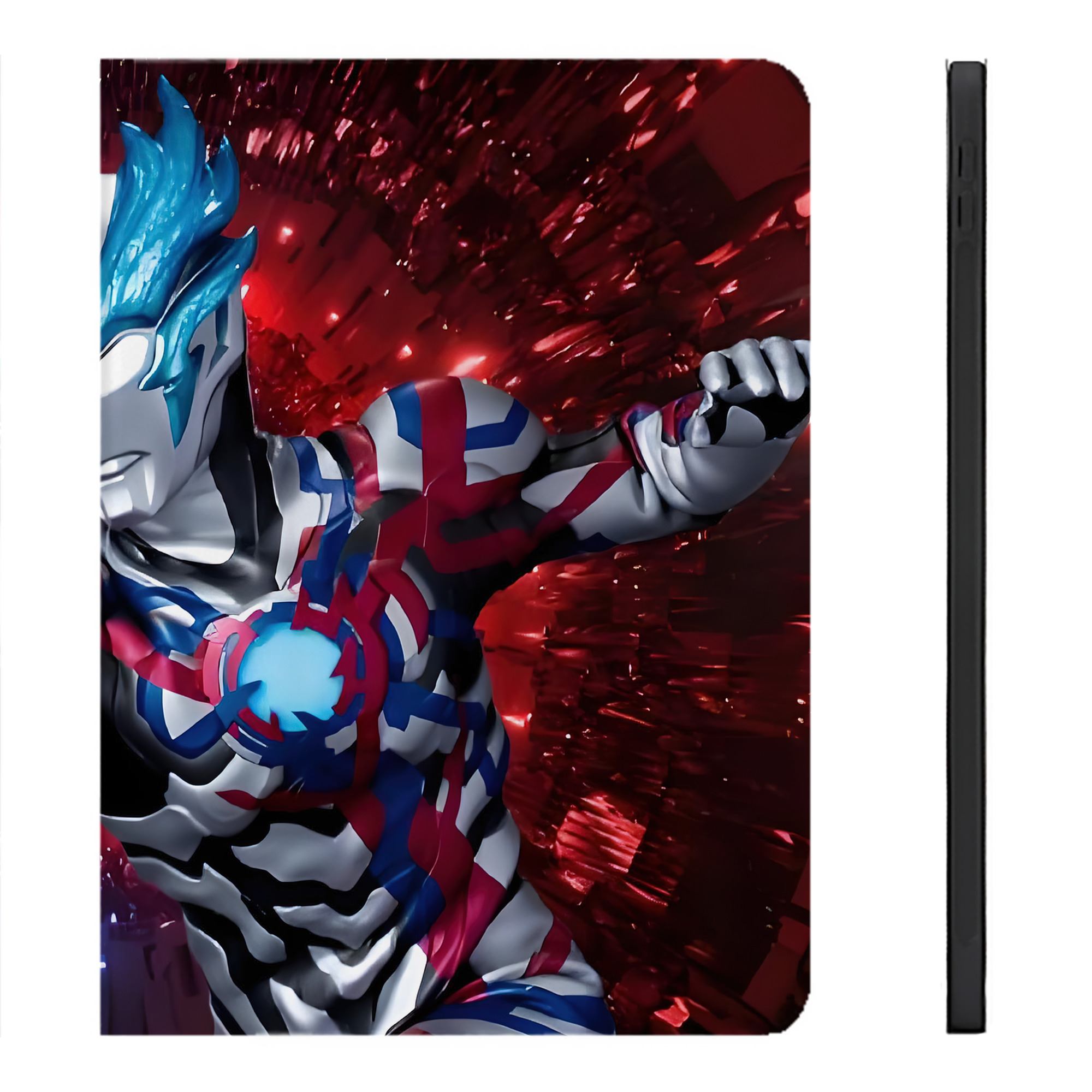 （画像用） ウルトラマン Ultraman IPadケース ペンホルダー付き ブックスタイルデザイン